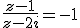 \frac{z-1}{z-2i}=-1